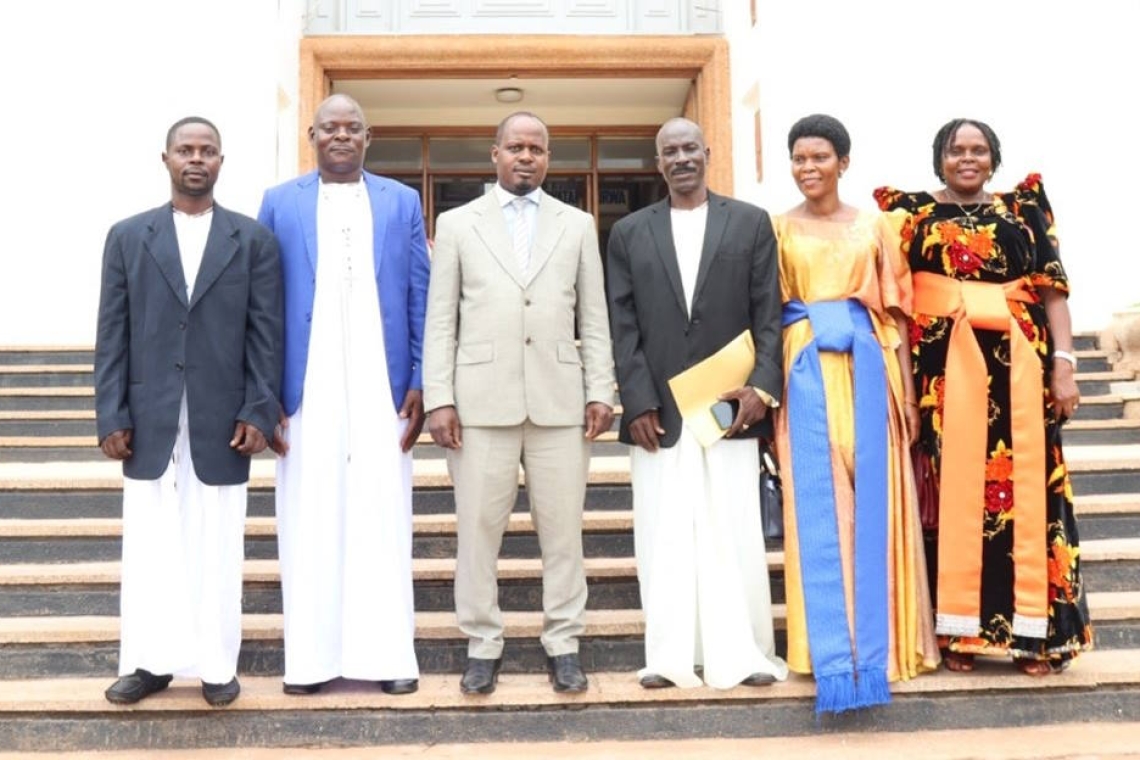 The Baganda delegation from South Sudan receives a warm welcome at Bulange Kingdom Headquarters